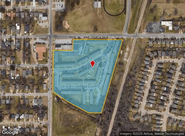 1212 Lowden Cir, Fort Worth, TX Parcel Map