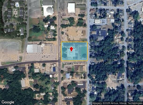  605 S Main St, Henderson, TX Parcel Map