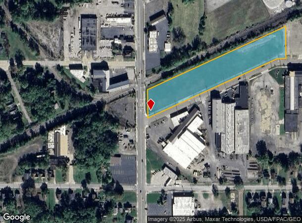  1210 N Park Ave, Warren, OH Parcel Map