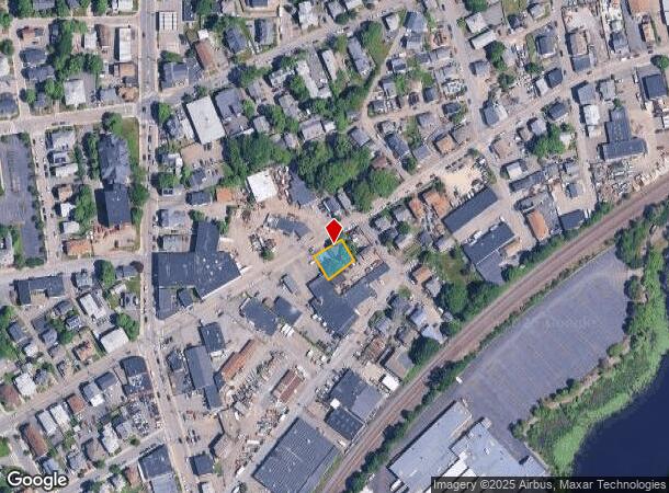  182 Felton St, Waltham, MA Parcel Map