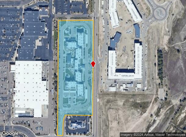  2940 Tutt Blvd, Colorado Springs, CO Parcel Map