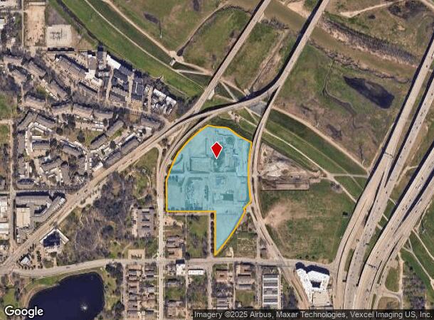  1114 N Lancaster Ave, Dallas, TX Parcel Map