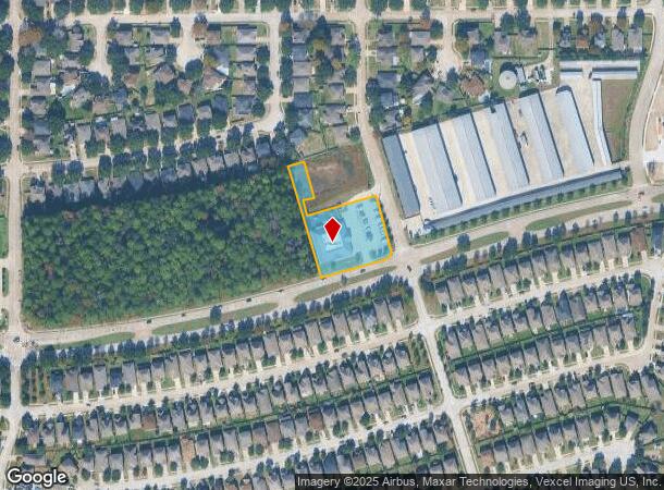  18003 Lago Forest Dr, Humble, TX Parcel Map