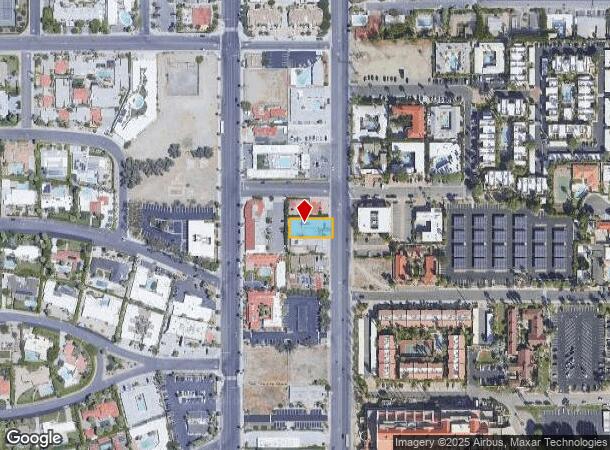  1339 N Indian Canyon Dr, Palm Springs, CA Parcel Map