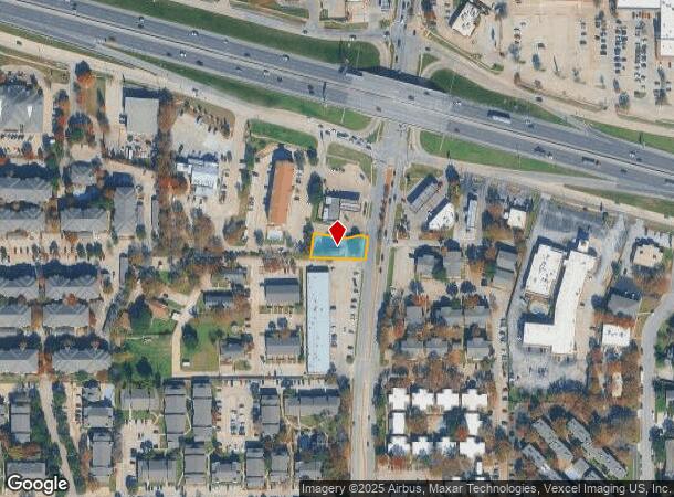 1704 Teasley Ln, Denton, TX Parcel Map