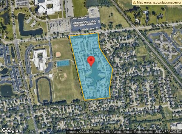  4663 Crystal Ball Dr, Hilliard, OH Parcel Map