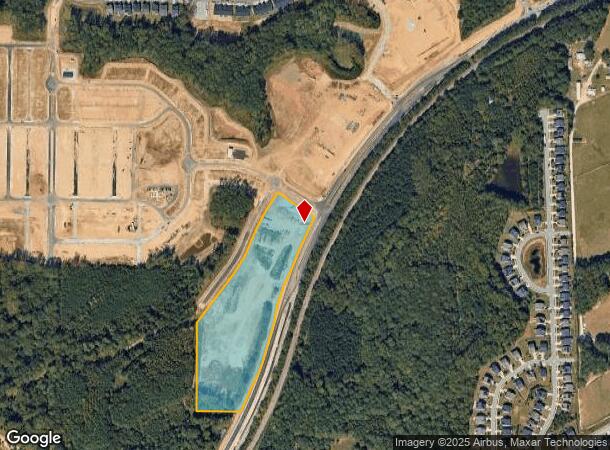 1801 S Chatham Flats Dr, Apex, NC Parcel Map
