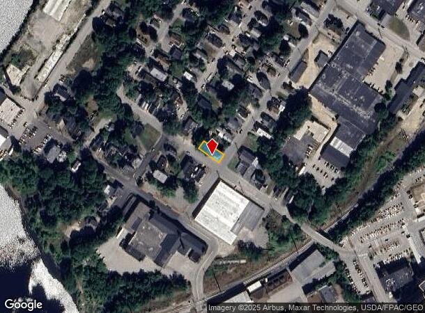 24 Spring St, Lewiston, ME Parcel Map