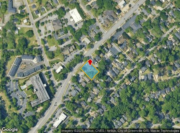 313 Mills Ave, Greenville, SC Parcel Map