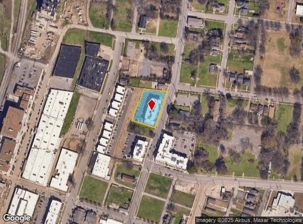 825 N 2Nd St, Memphis, TN Parcel Map