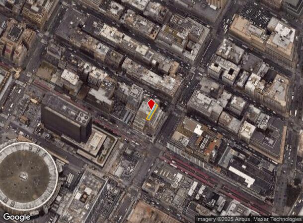  210 W 35Th St, New York, NY Parcel Map