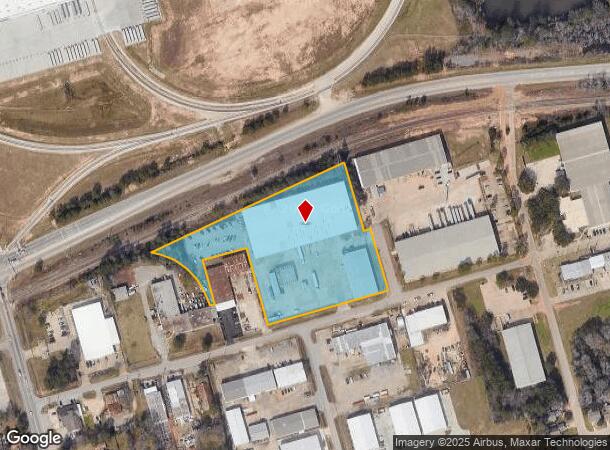  2617 Industrial Ln, Conroe, TX Parcel Map