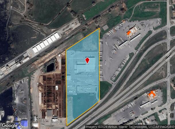  2575 N Frontage Rd, Billings, MT Parcel Map