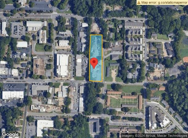  122 Oak St, Roswell, GA Parcel Map