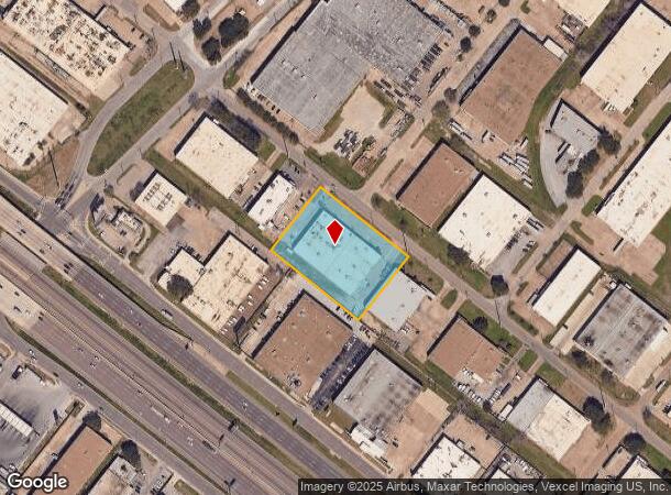  9011 Governors Row, Dallas, TX Parcel Map