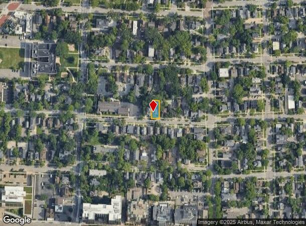517 Catherine St, Ann Arbor, MI Parcel Map