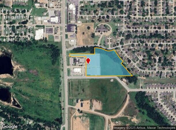 13455 S Memorial Dr, Bixby, OK Parcel Map