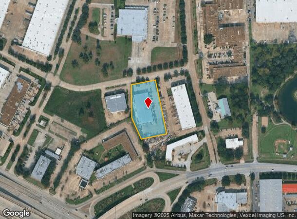 9925 Regal Row, Houston, TX Parcel Map