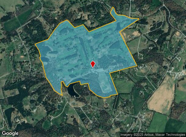  2414 Country Club Rd, Troutville, VA Parcel Map