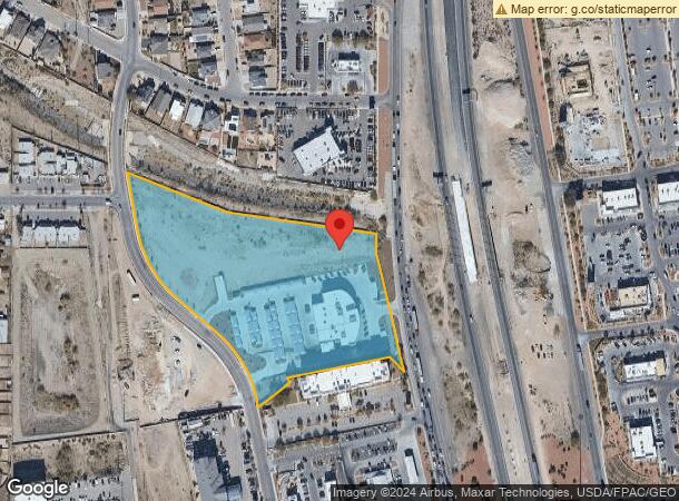  6421 S Desert Blvd, El Paso, TX Parcel Map