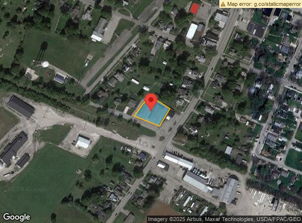  102 Railroad St, Milford Center, OH Parcel Map