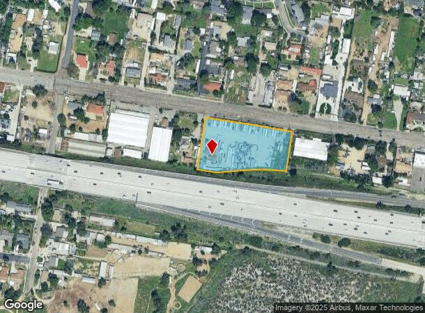 10404 Foothill Blvd, Sylmar, CA Parcel Map