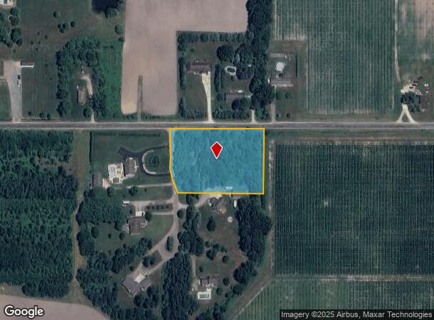 1900 Plantation Row, Baroda, MI Parcel Map
