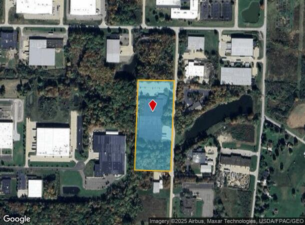 1300 Danner Dr, Aurora, OH Parcel Map