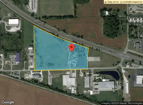  2821 E Business 30, Columbia City, IN Parcel Map