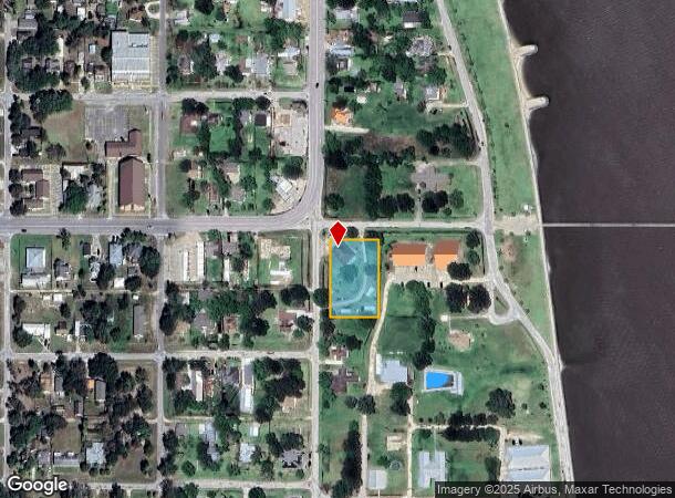 208 1St St, Palacios, TX Parcel Map
