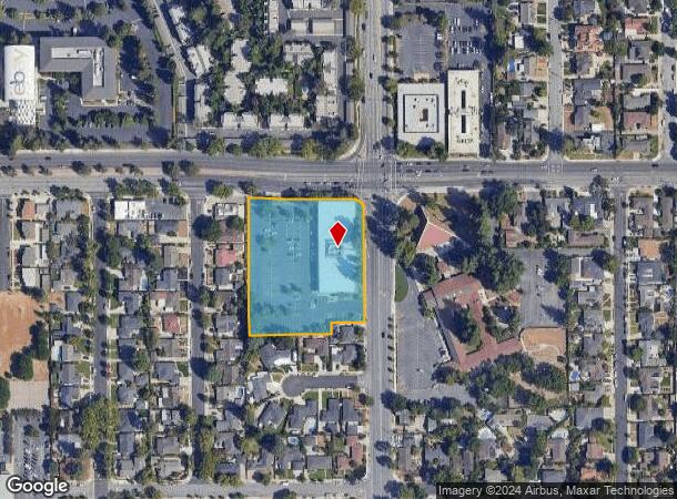  1500 E Hamilton Ave, Campbell, CA Parcel Map