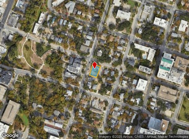 707 W 10Th St, Austin, TX Parcel Map