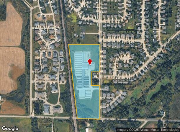 3347 Jackson Dr, Jackson, WI Parcel Map