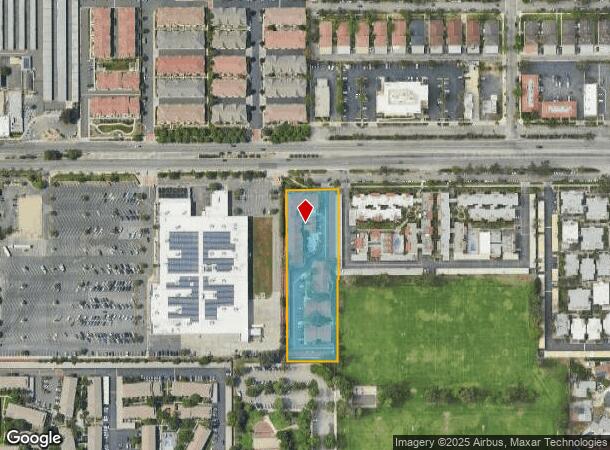 1460 W Foothill Blvd, Upland, CA Parcel Map