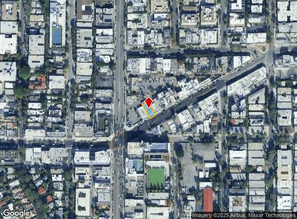 8479 Melrose Ave, West Hollywood, CA Parcel Map