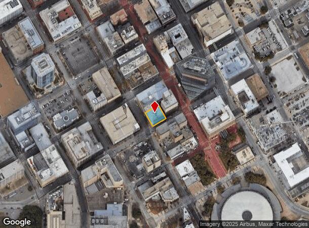 711 Houston St, Fort Worth, TX Parcel Map