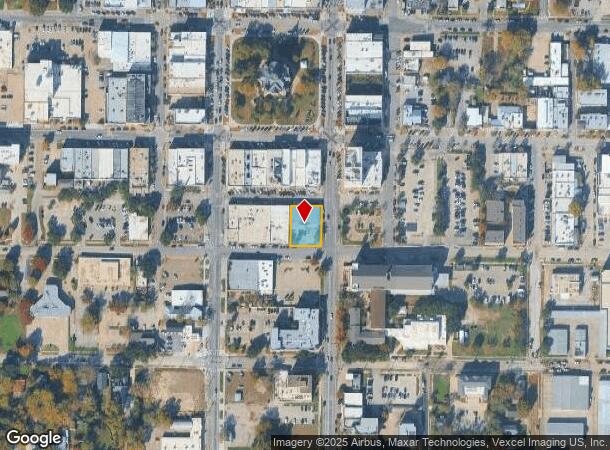 118 S Locust St, Denton, TX Parcel Map