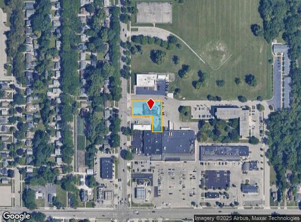  1250 Fuller Ave Ne, Grand Rapids, MI Parcel Map