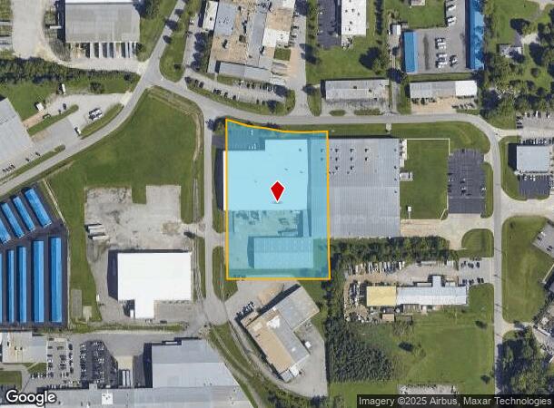 890 Central Ct, New Albany, IN Parcel Map