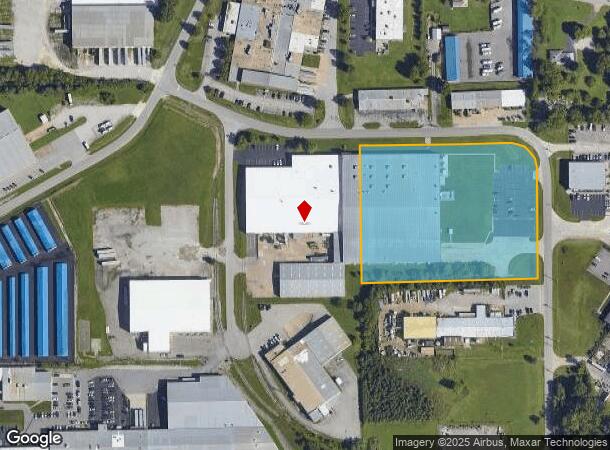  890 Central Ct, New Albany, IN Parcel Map