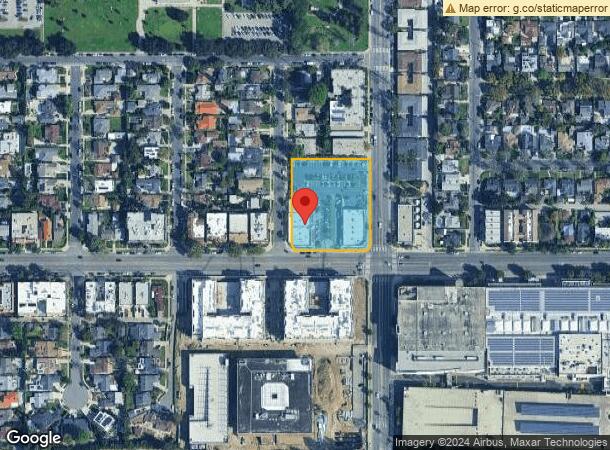  14111 Riverside Dr, Sherman Oaks, CA Parcel Map