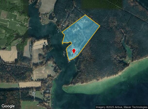  46555 Dennis Point Way, Drayden, MD Parcel Map