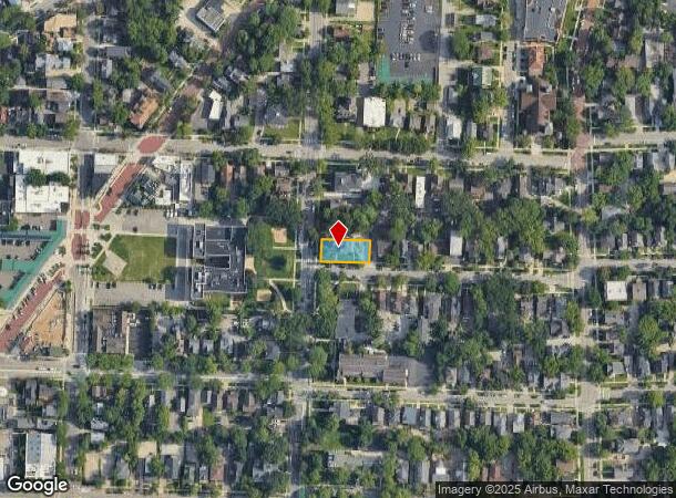 401 Lawrence St, Ann Arbor, MI Parcel Map