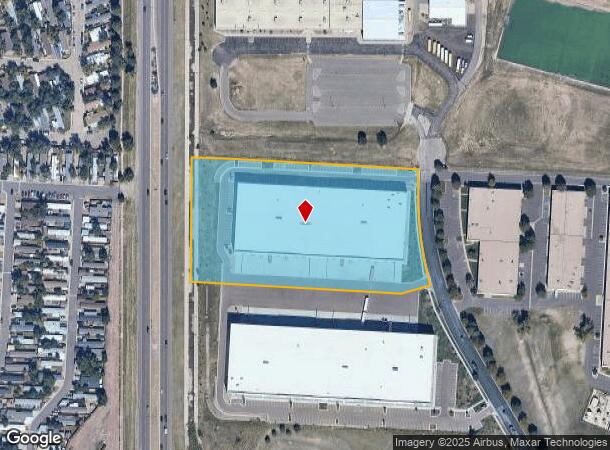  2520 Zeppelin Rd, Colorado Springs, CO Parcel Map