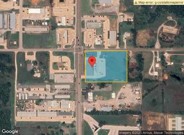  105 E Industrial Rd, Guthrie, OK Parcel Map