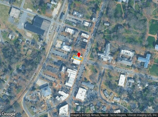  107 N Main St, Davidson, NC Parcel Map