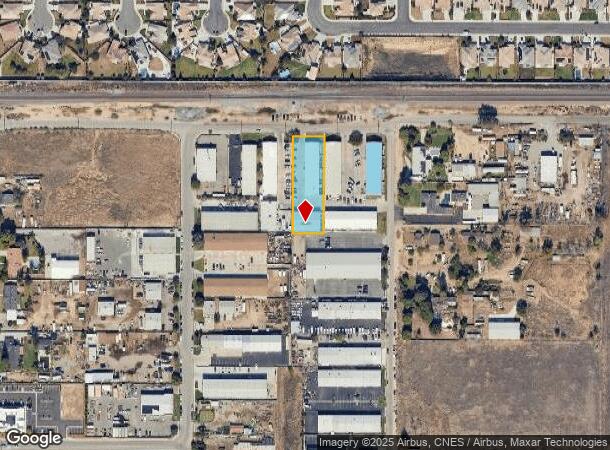 9529 Langley Rd, Bakersfield, CA Parcel Map