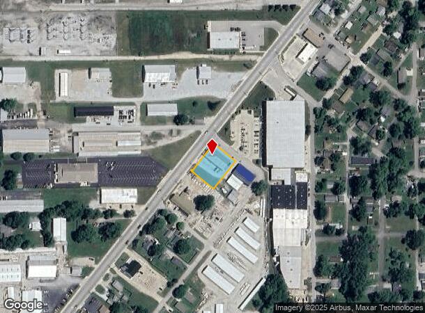 1106 Miller Ave, Shelbyville, IN Parcel Map