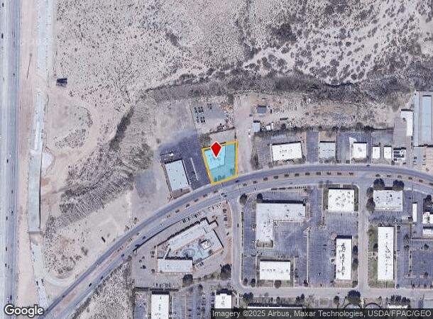  501 Executive Center Blvd, El Paso, TX Parcel Map