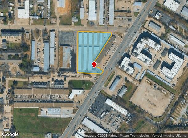  2836 S Cooper St, Arlington, TX Parcel Map